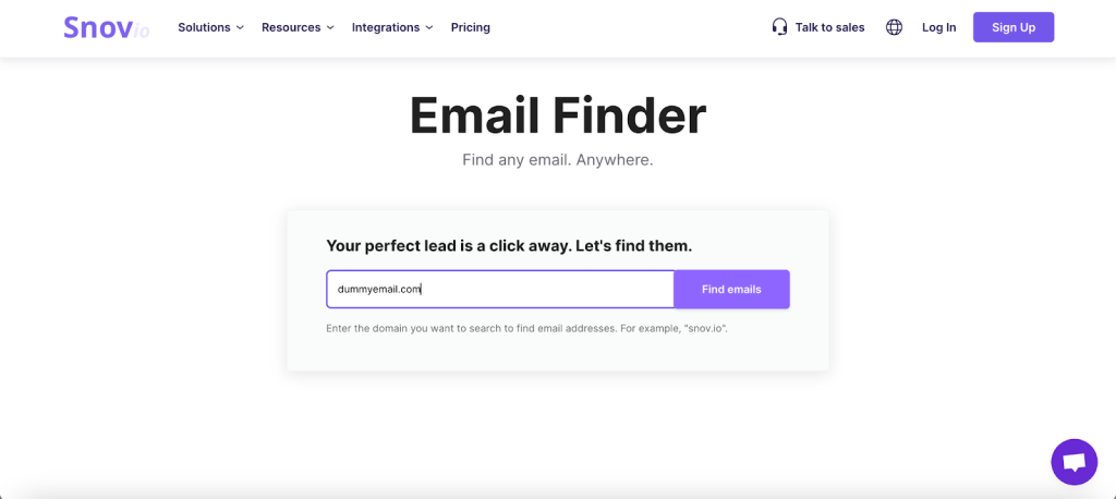 Snov.io tool for email