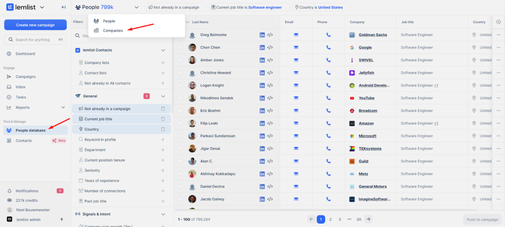 Lemlist email finder