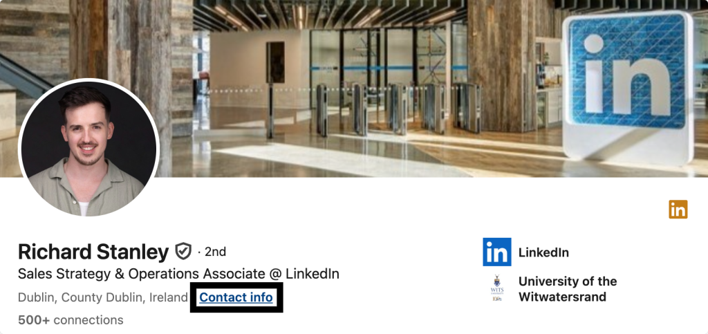 Contact info and how to find it