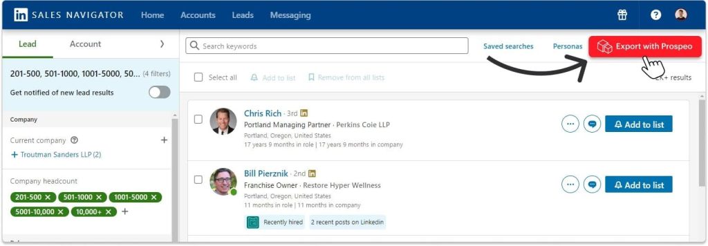 Sales navigation LinkedIn