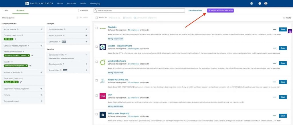 Sales Navigator LinkedIn